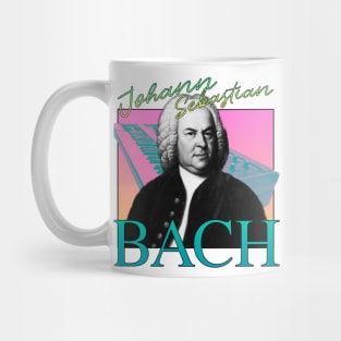 Johann Sebastian Bach - Retro 80's Neon Synth Band Mug